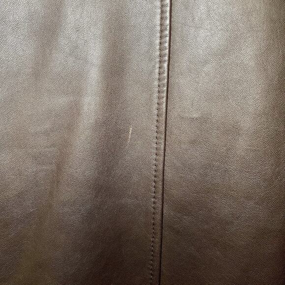 Vintage Andrew Marc Leather Jacket Buttoned Medium - Picture 4 of 7